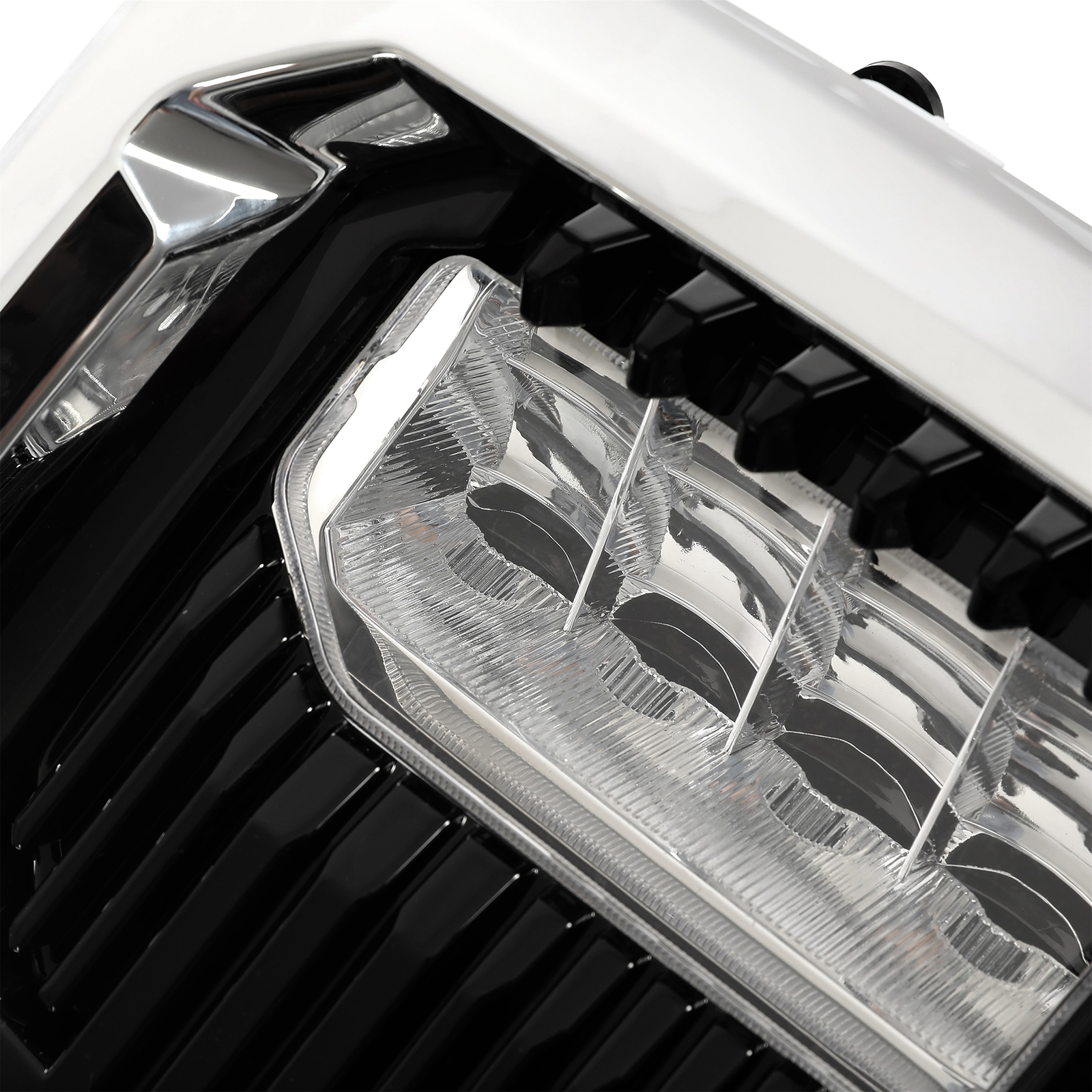 Fog Lights Lamp LED W/Chrome Bezels For GMC Sierra 1500 Denali 2019-2022
