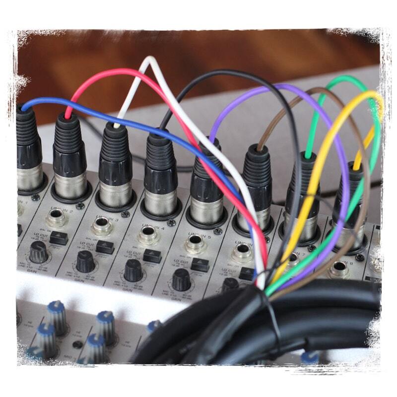 XLR Snake Cable Patch - 8 Channel 20ft Pro Audio Mic Cord Mixer Sound Stage PA