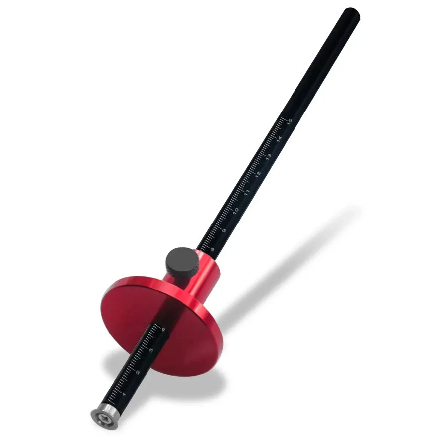 1pc Wheel Marking Gauge Woodworking Scriber Inch MM Measuring Tool - NEW