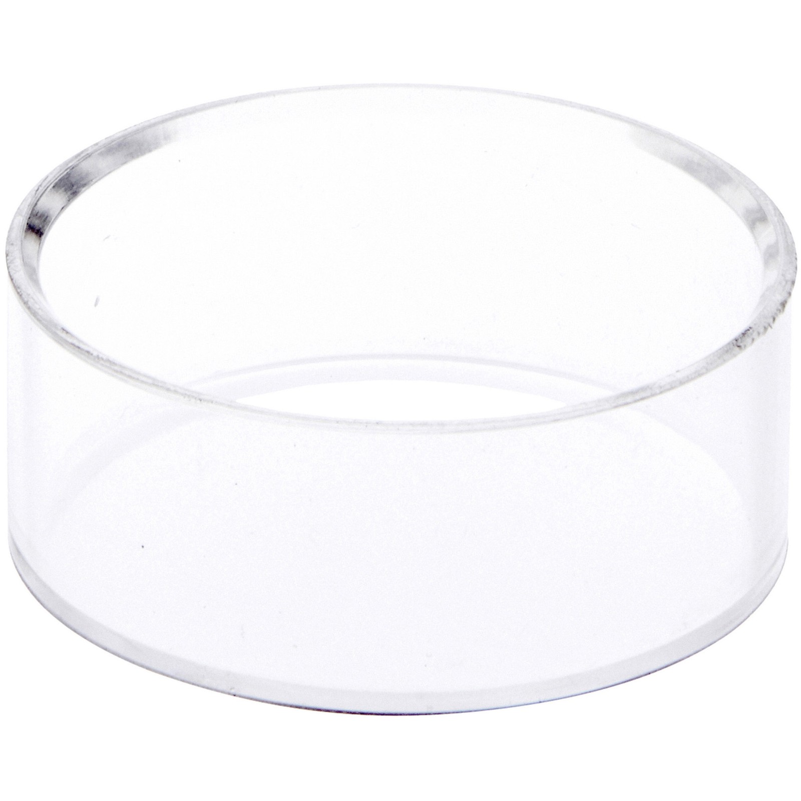 Plymor Clear Acrylic Beveled Sphere Display Stand, 1" H x 2.5" W