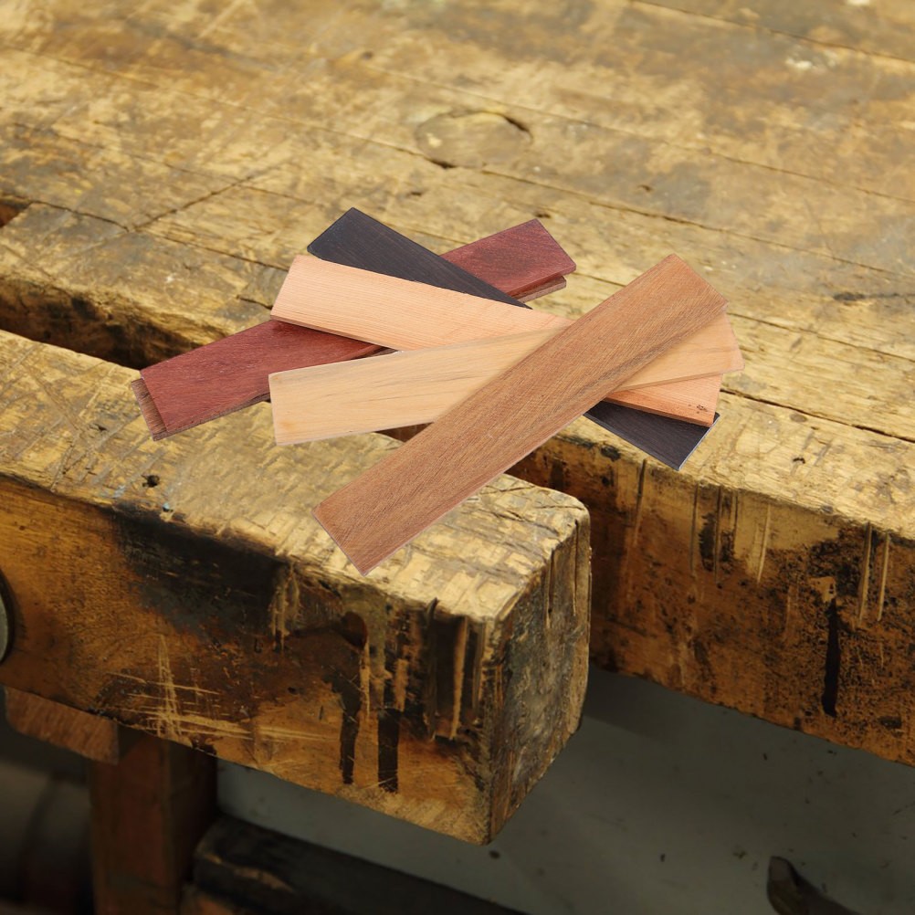 6Pcs Textured Wood Board for DIY Crafts and Garden Bench Replacement