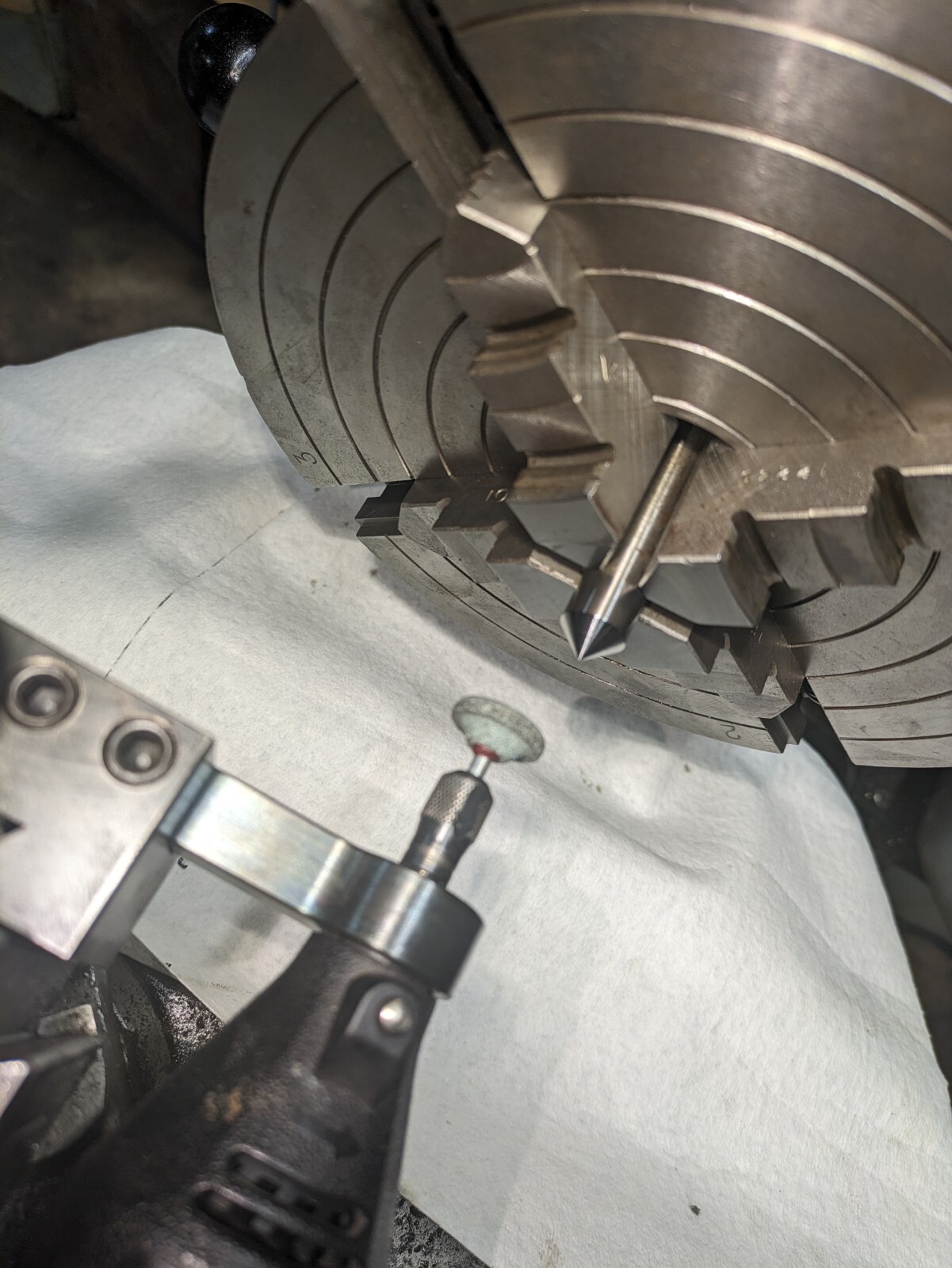 Dremel Lathe Tool Post Grinder Attachment 3/4-12 Thread A-36 Steel Made In U.S.A