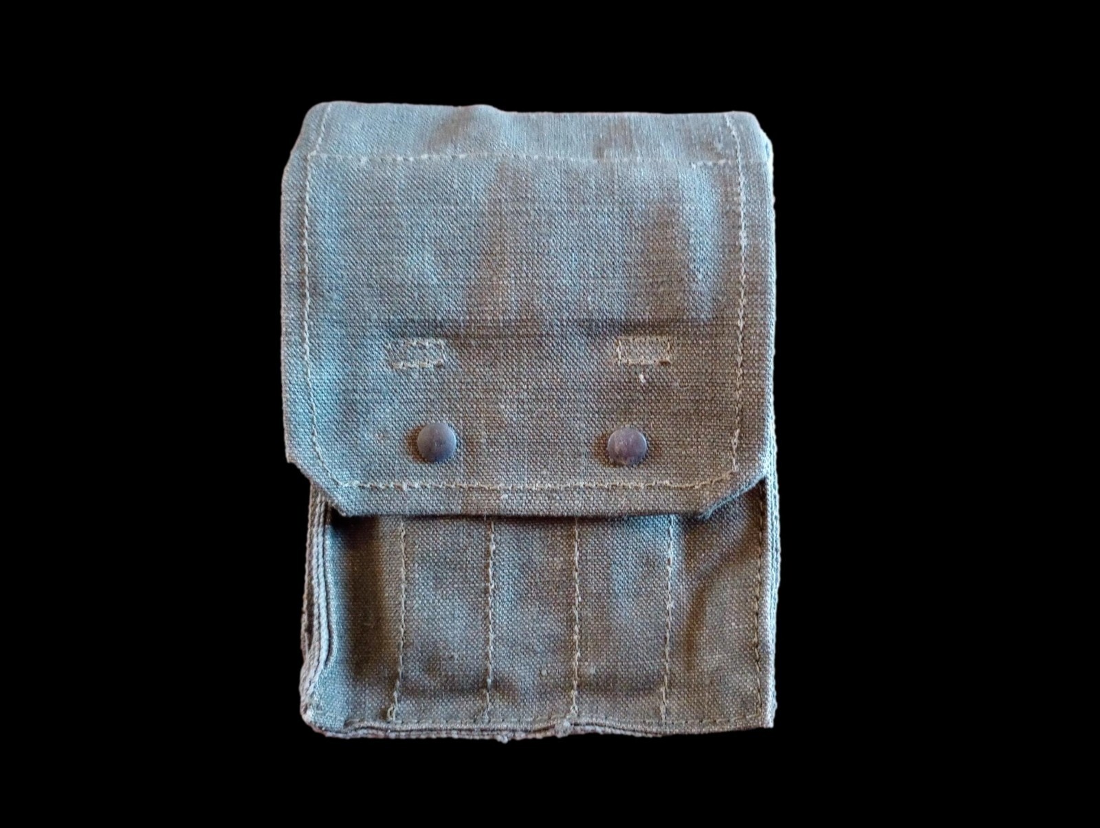 French military mat rifle magazine pouch 5 cell ammo shoulder bag genuine