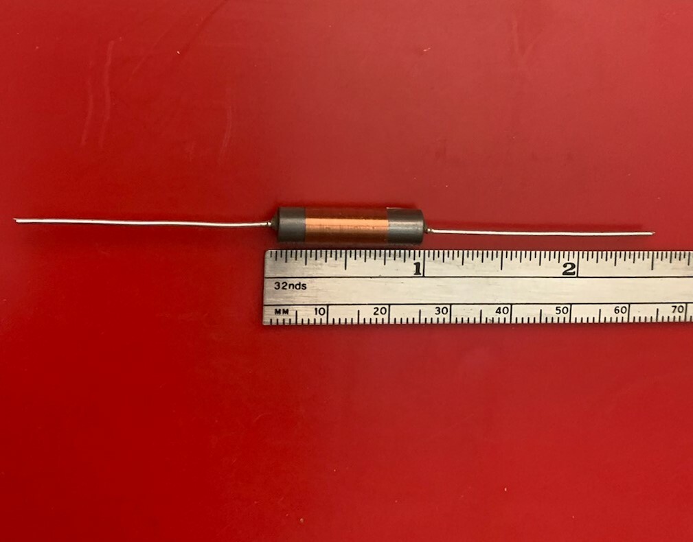 10x 4632 J.W MILLER INDUCTOR 100UH 400MA 5% 3 OHM AXIAL 7.4 x 22.22mm