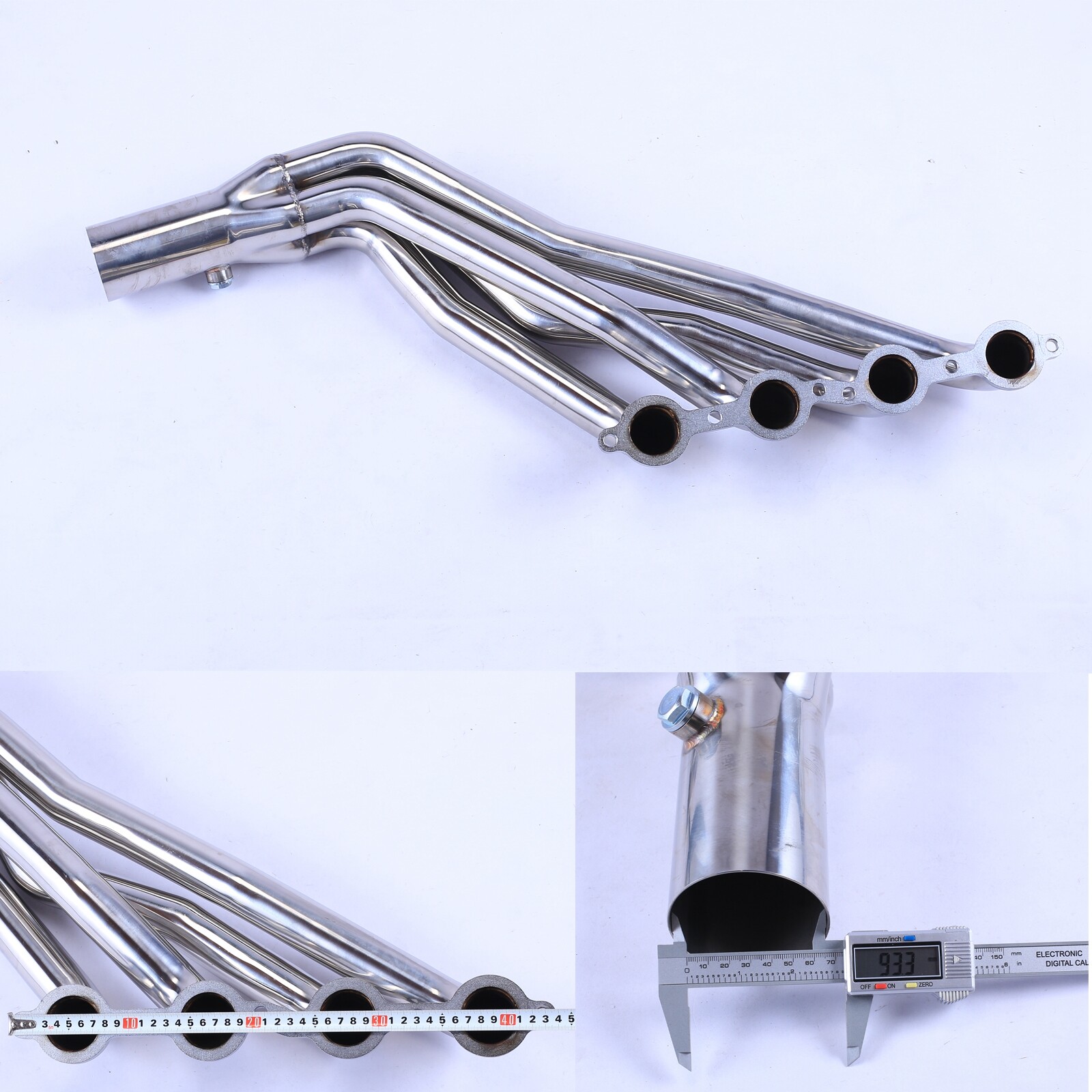 Stainless Steel Headers Manifold w/ Gaskets for Chevy GMC 07-14 4.8L 5.3L 6.0L