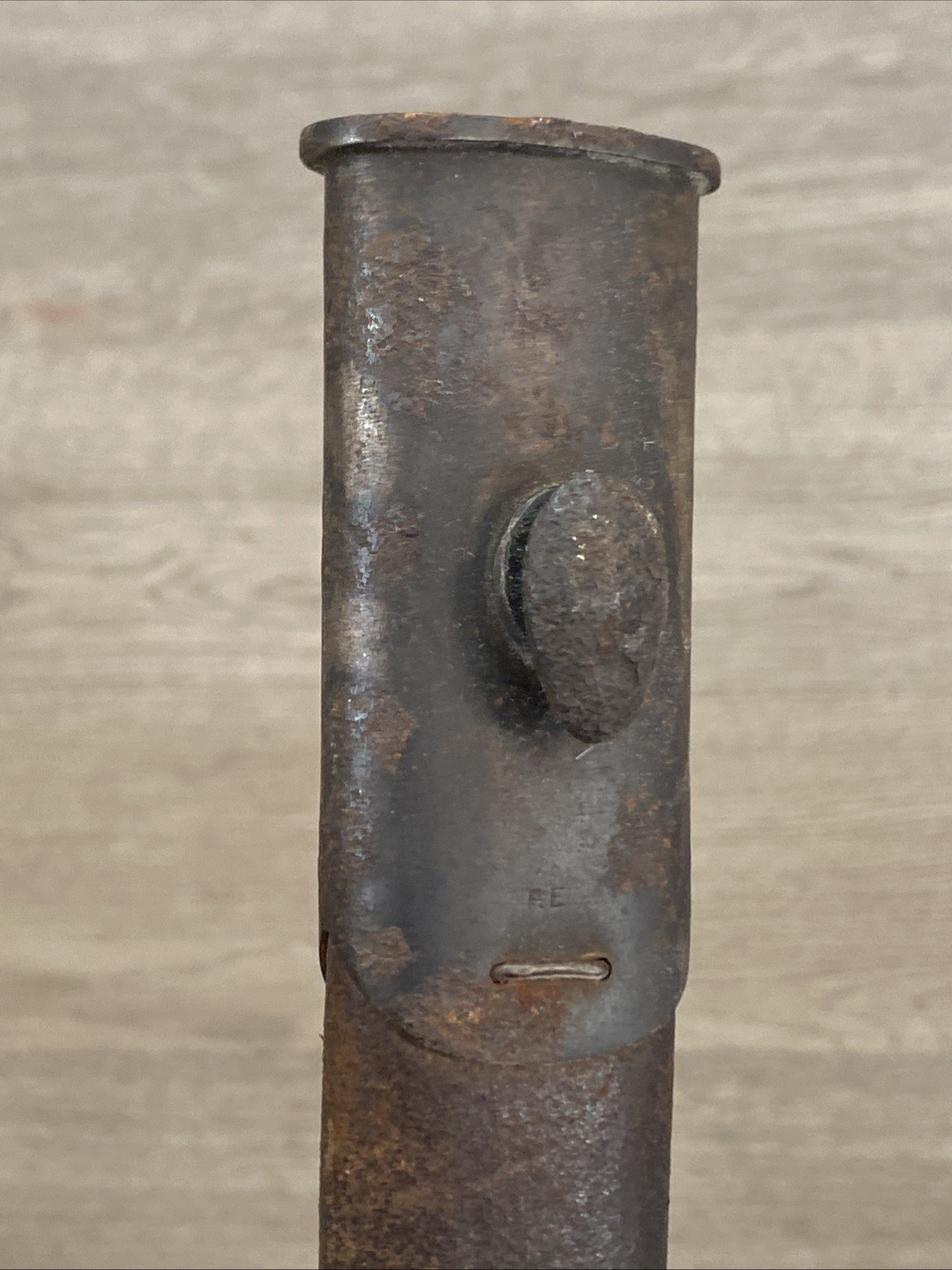 RARE ORIGINAL US MADE BRITISH M1913 BAYONET AND SCABBARD MAKER WINCHESTER 1917