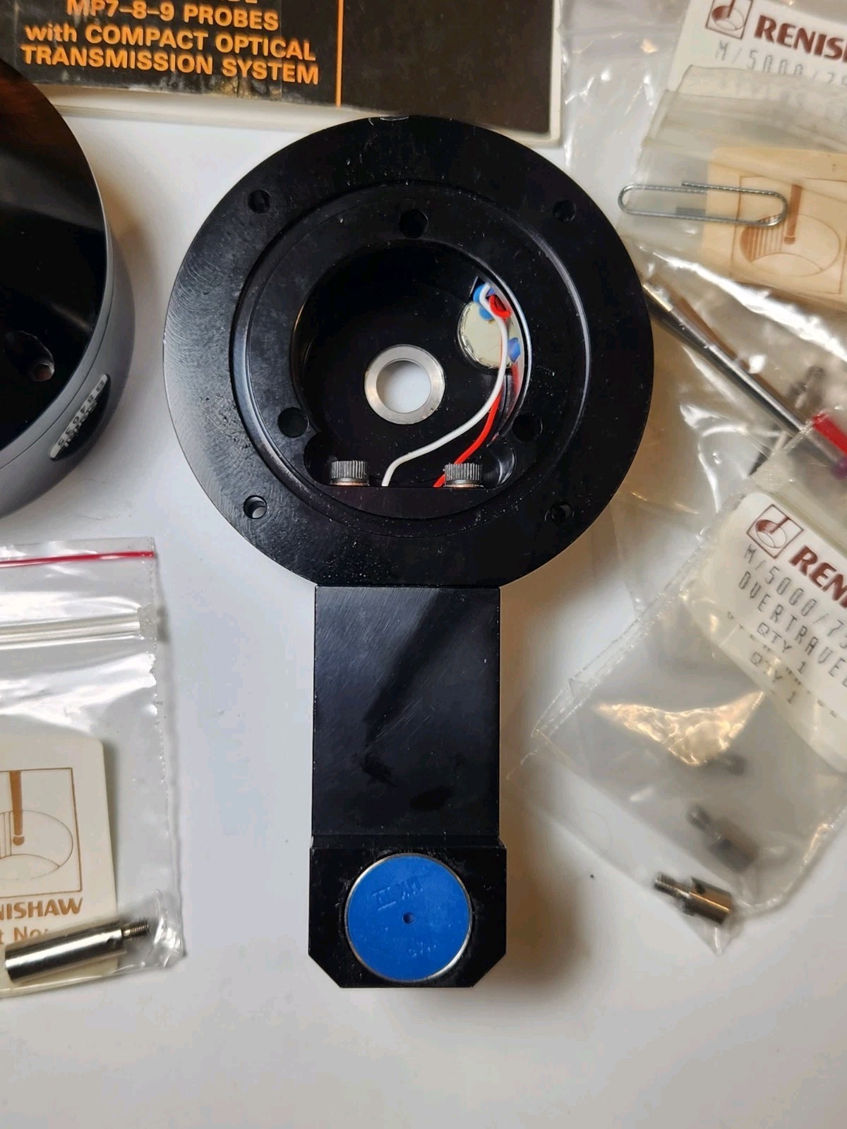 Renishaw MP3 Saber Probe Imp Arm Housing With Box Instructions And Accessories