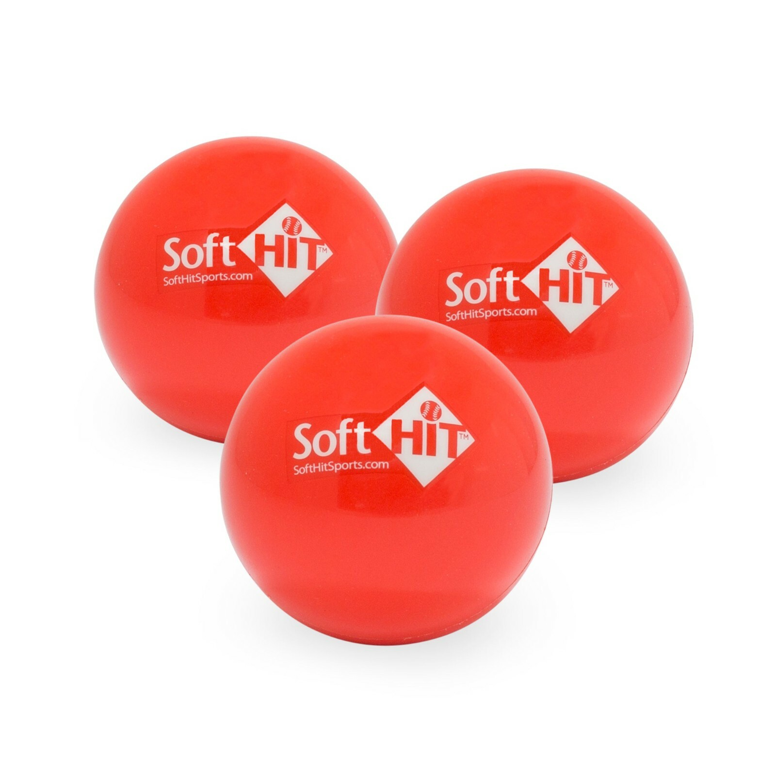 Soft Hit Weighted Baseballs Hitting Pitching Training Aid ~ Regulation Size 3 PK