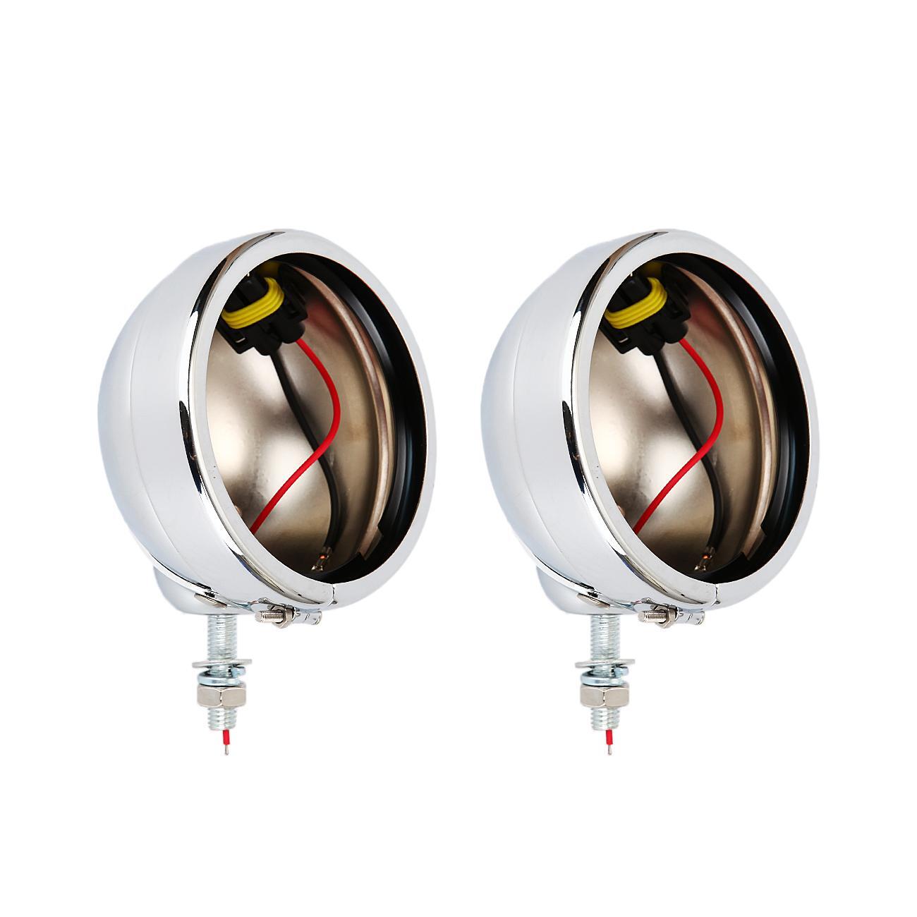 7" LED Headlight + Passing Lights For Honda Shadow ACE Spirit VT 750 1100 VTX