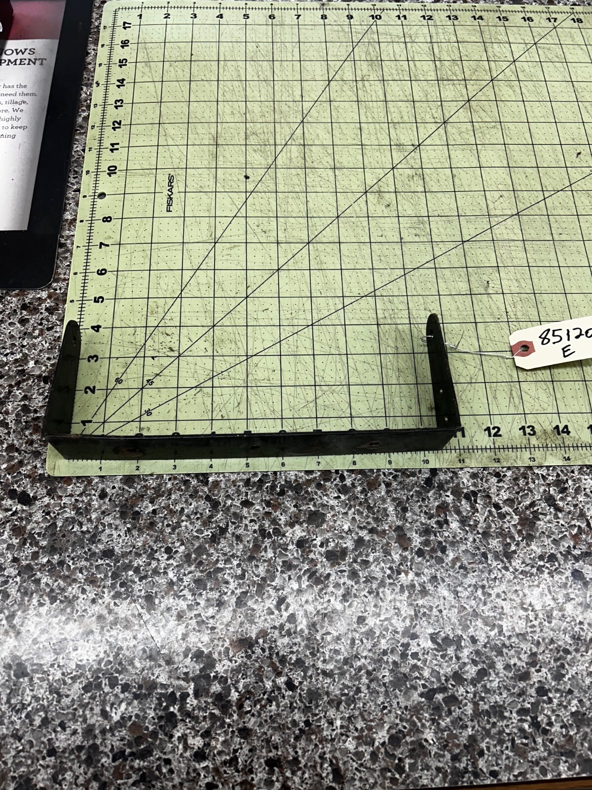 BRACKET FOR SEED MONITOR FOR PLANTER 851206 10.5" WIDE