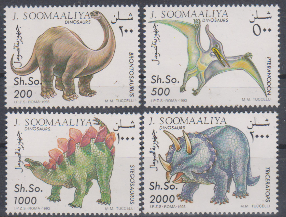 Dinosaur Somalia MNH 6500