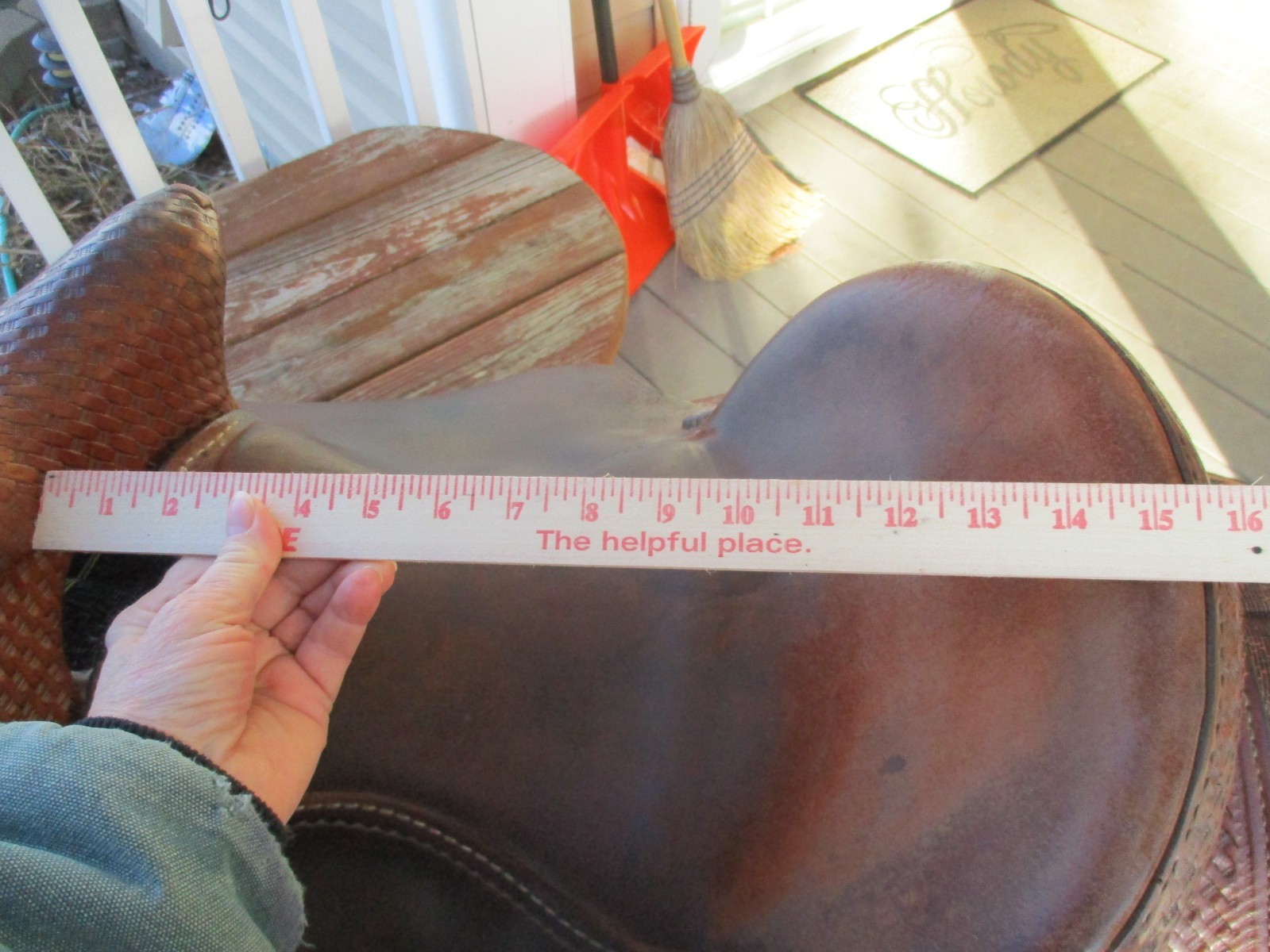 15'' FQH BARS #425 DAKOTA SADDLERY WESTERN BEAR TRAP BARREL SADDLE