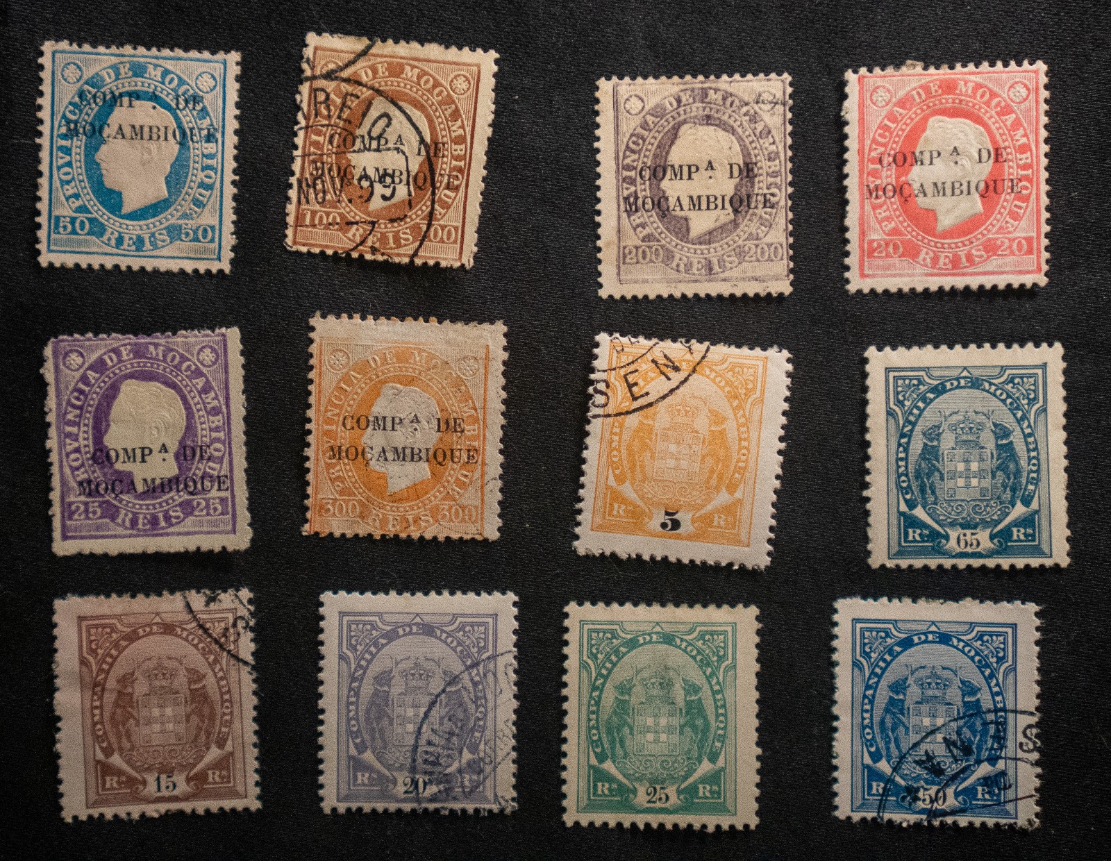 1892-1894 Mozambique Company Stamps