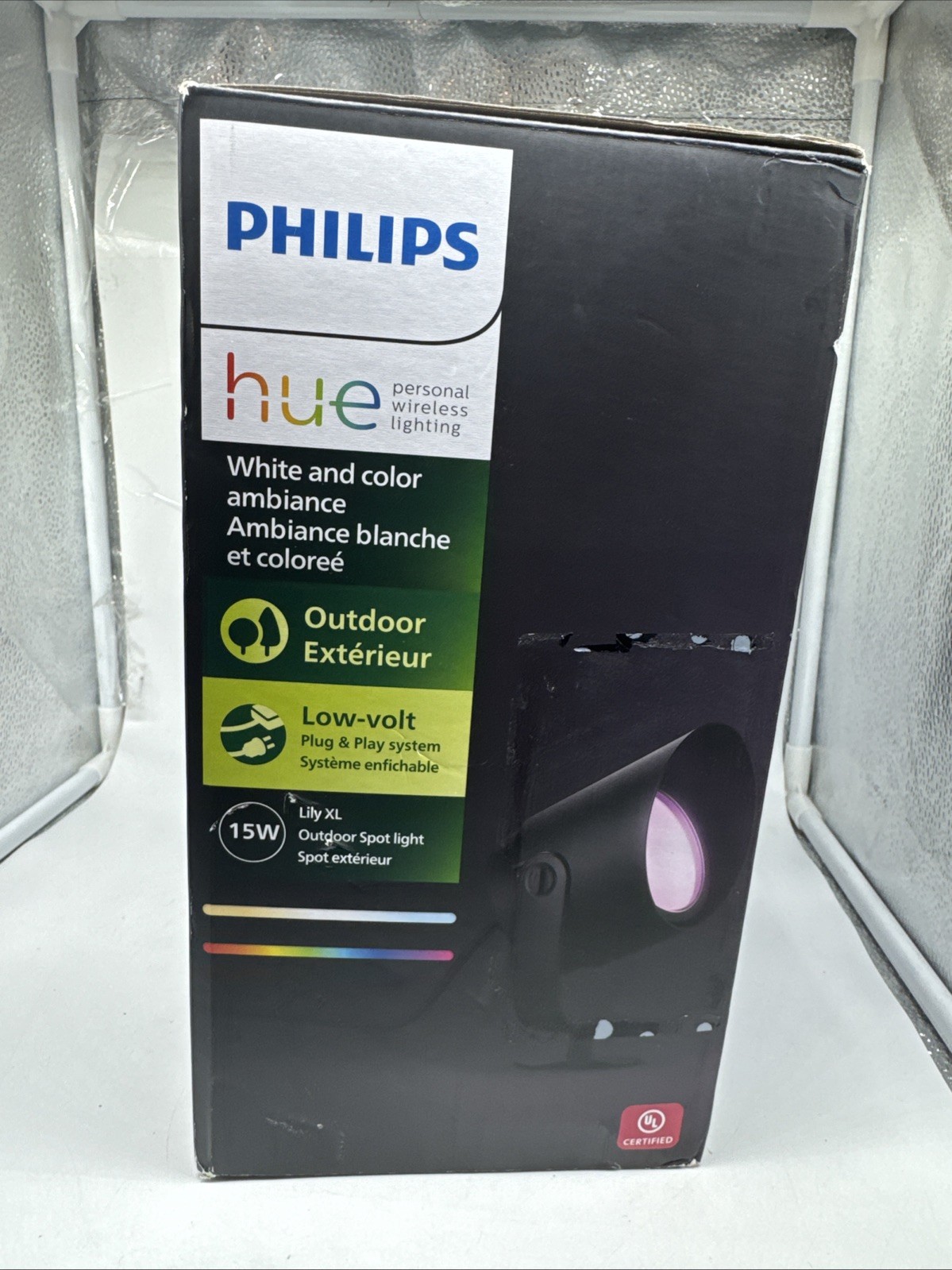 Philips Hue Lily XL Outdoor Smart Spot Light Color Changing LED Light 1746230V7
