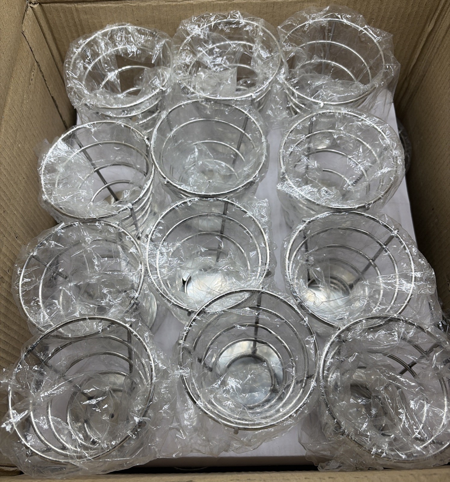 Steelite Creations Wire Fry Cone 3.5" WB-3260 7600CV020 New Stainless Case of 24