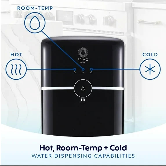 Brand New Primo Smart Touch Bottom Load Water Dispenser Hot Cold Black 601242-C