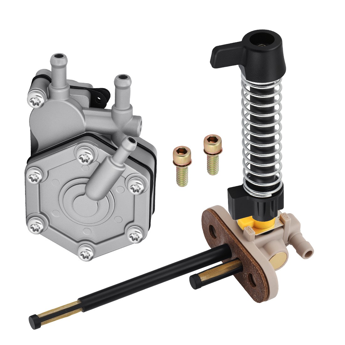 Fuel Pump & Fuel Valve Petcock For Polaris Magnum 425 95-98 Scrambler 500 97-01