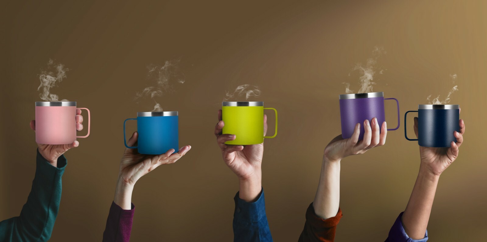 16oz Stainless Steel Mug Sip Lid Vacuum Double Wall Insulated Coffee Tumbler