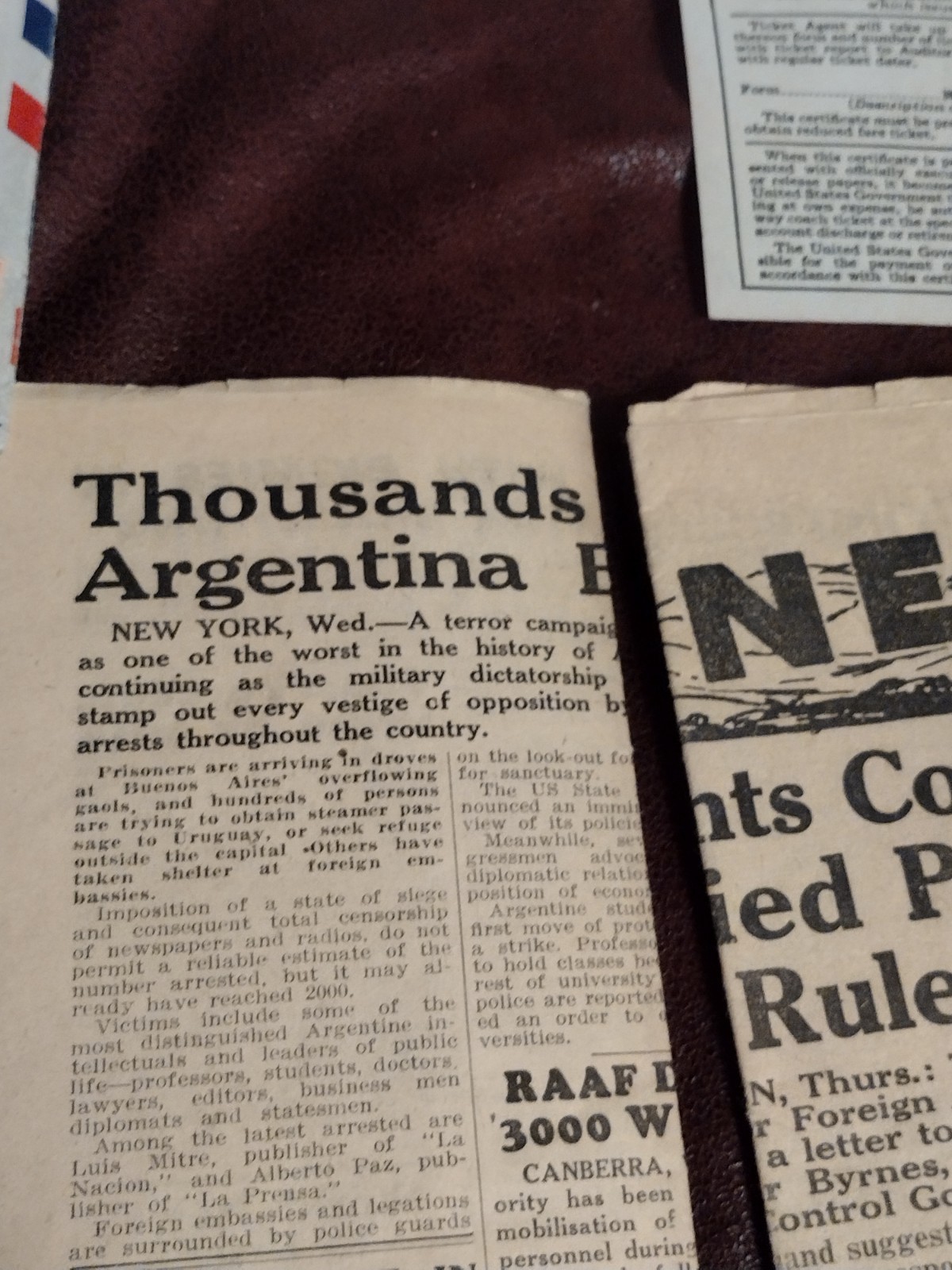 WW2 US Army Corporal /Photos/Letters , Discharge Papers , Pictures . Etc