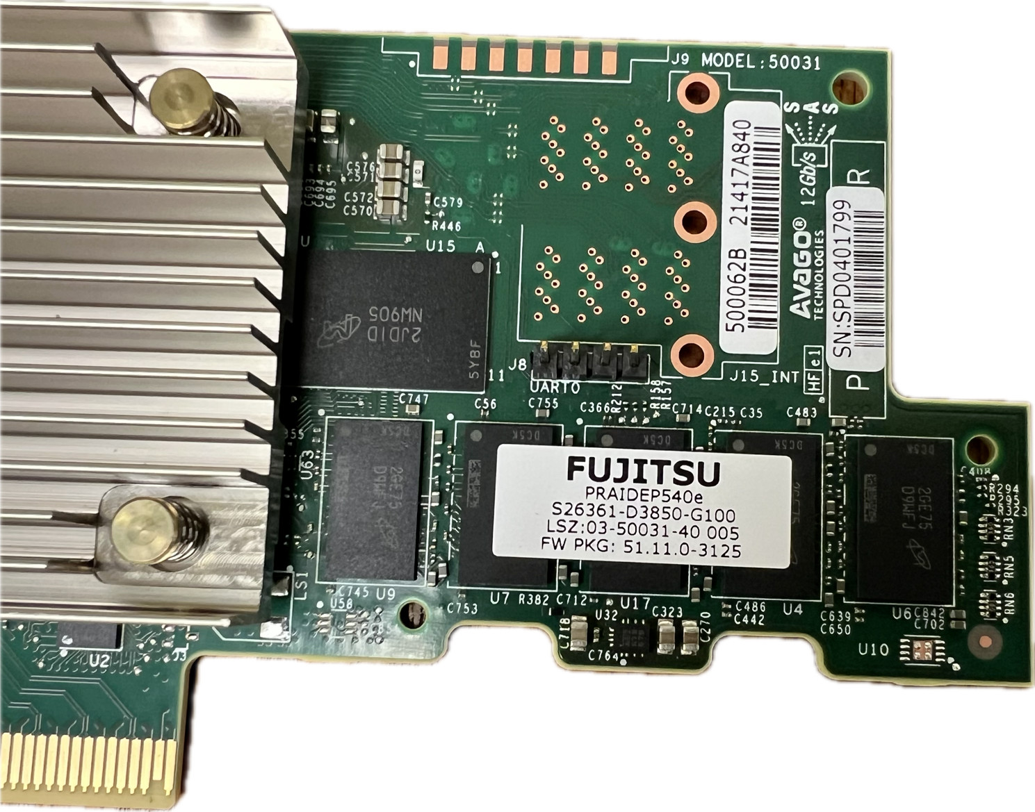 Broadcom MegaRAID 9480-8e Fujitsu PRAID EP540e SAS/SATA/NVMe RAID Controller 8i