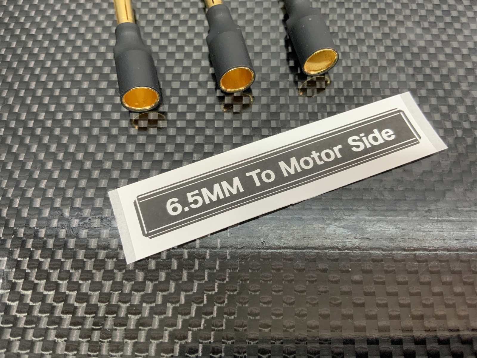 6.5mm Female To 4mm Male Bullet Connector Adapter For RC 6.5mm Motor & 4mm ESC