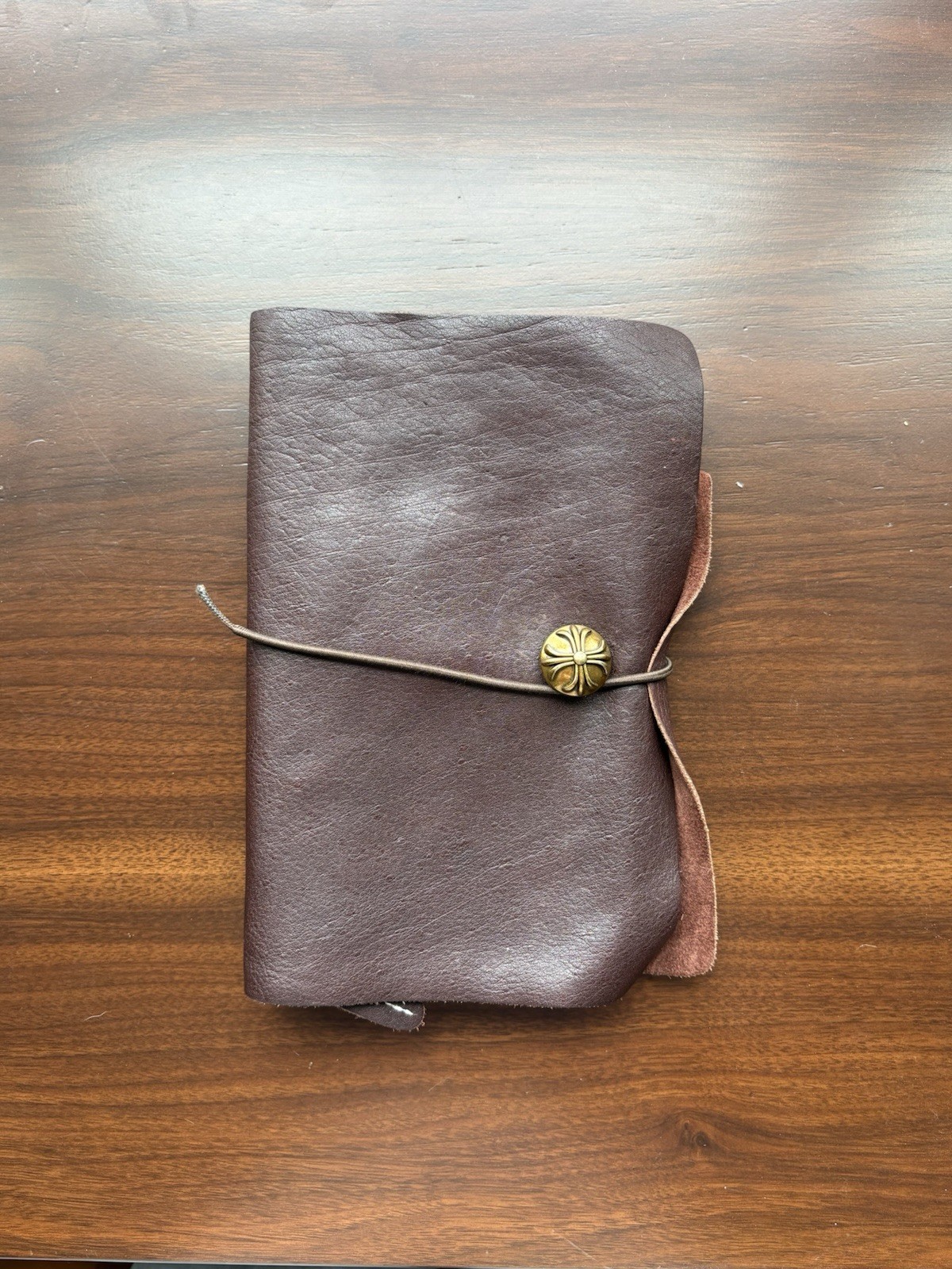 Linshi Tasks Leather Travel Wallet Organizer - Brown