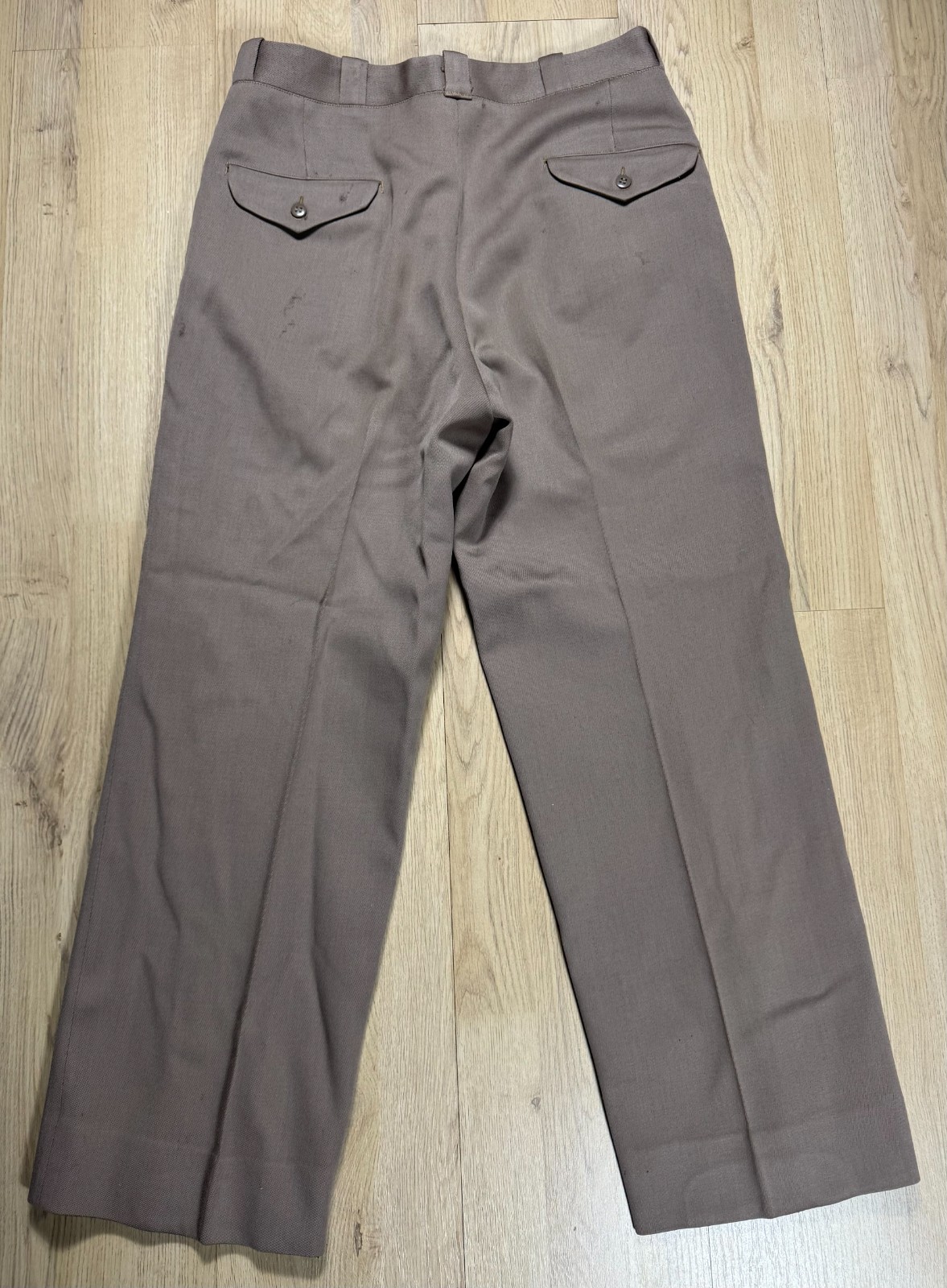 Vintage WW2 US Army Wool Pink Officer Trousers Pants Used