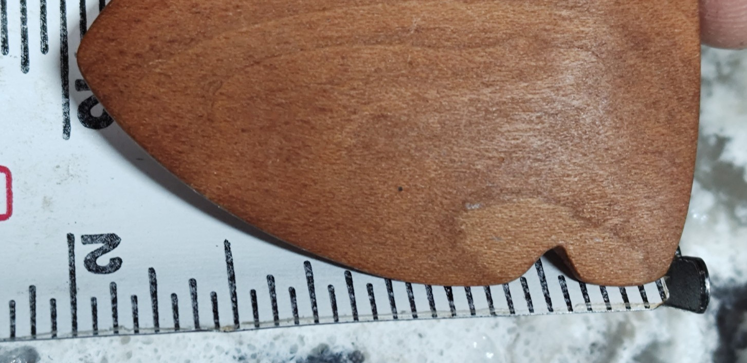 3 NATIVE AMERICAN STYLE ARROWHEAD - MADE IN THE USA OUT OF WOOD - 2 INCH LONG