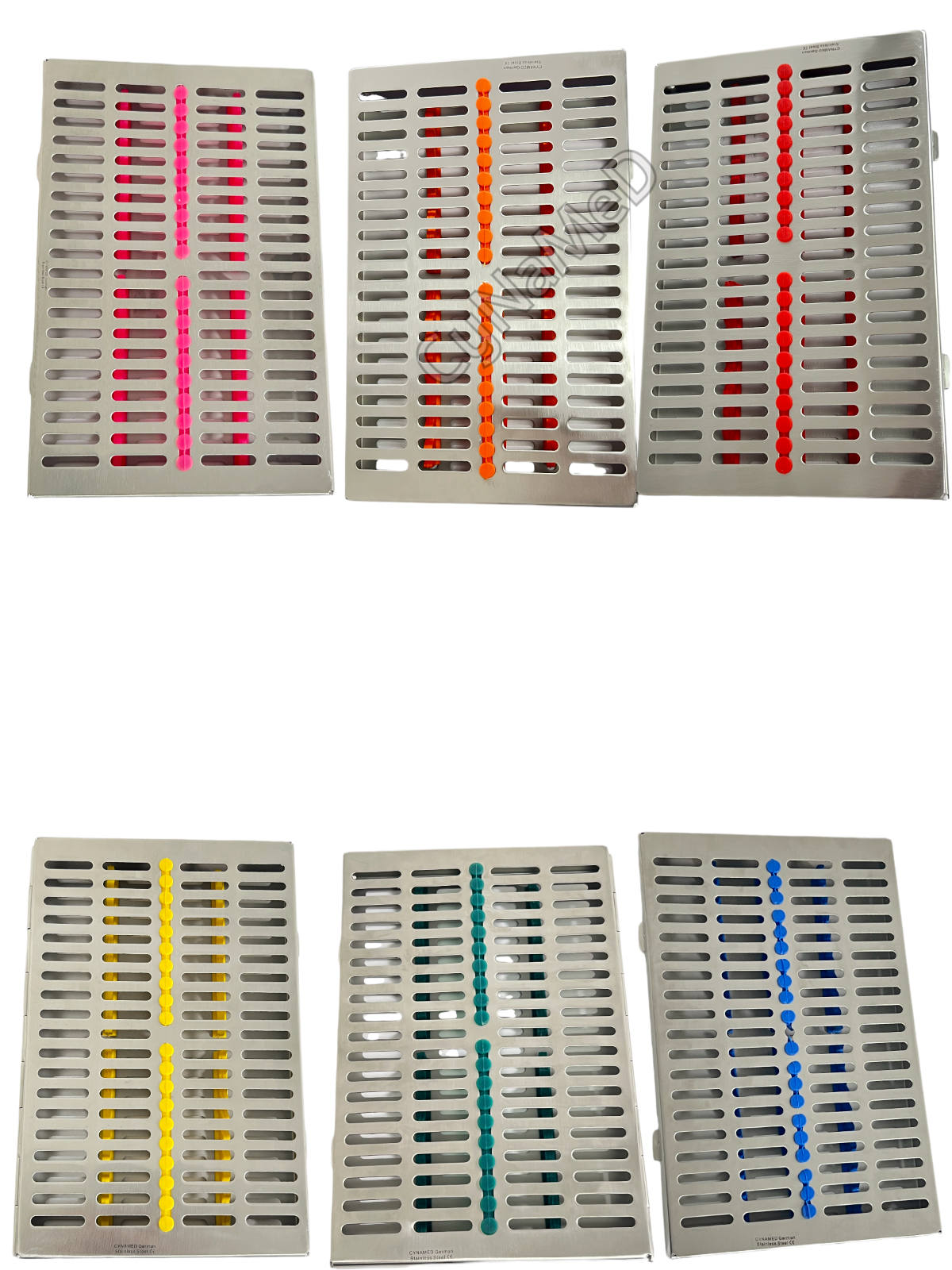 GERMAN DENTAL AUTOCLAVE STERILIZATION CASSETTE RACK BOX TRAY FOR 20 INSTRUMENTS