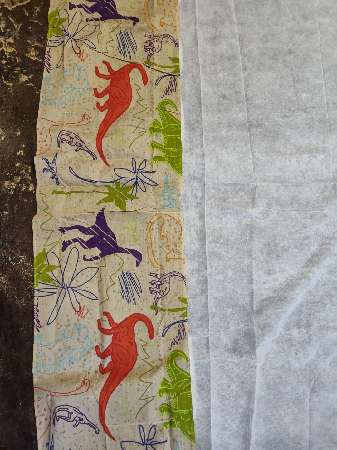 Dinosaurs Twin Bed Skirt Colorful Kids Bedding 13in Drop