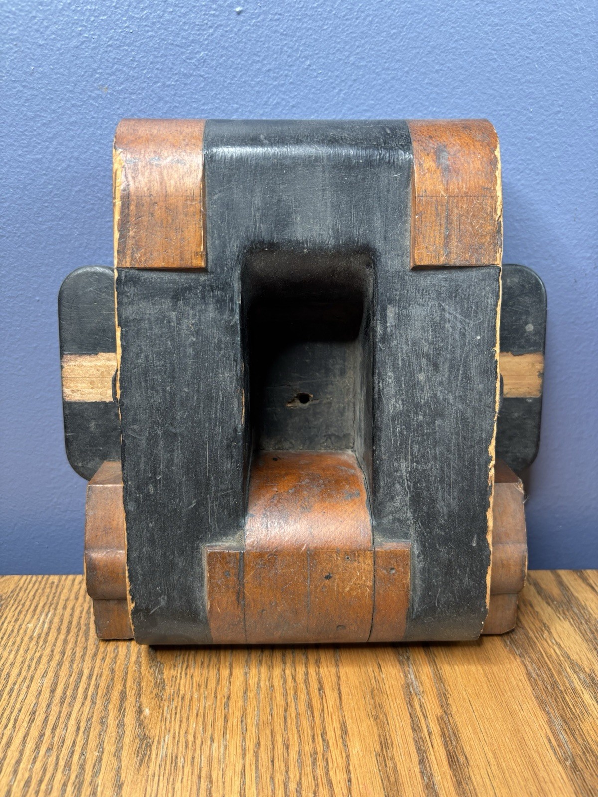 Vintage Industrial Bethlehem Steel Wood Sand Forms For Tool Parts Form Art Mold