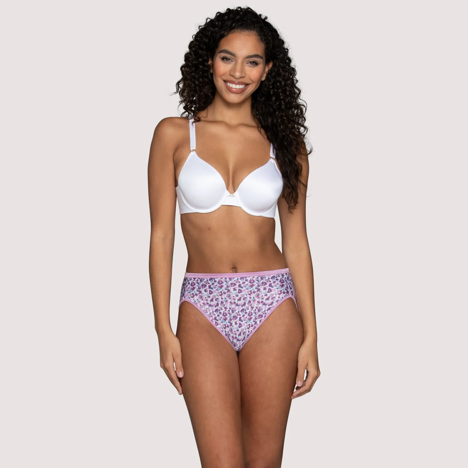 4 Pairs Vanity Fair Illumination Briefs HI-CUT Mixed PRINTS 13108 6 7 8 9 10