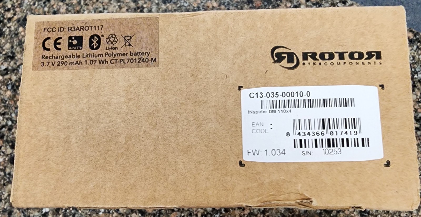 ROTOR INspider Road Power Meter 110x4