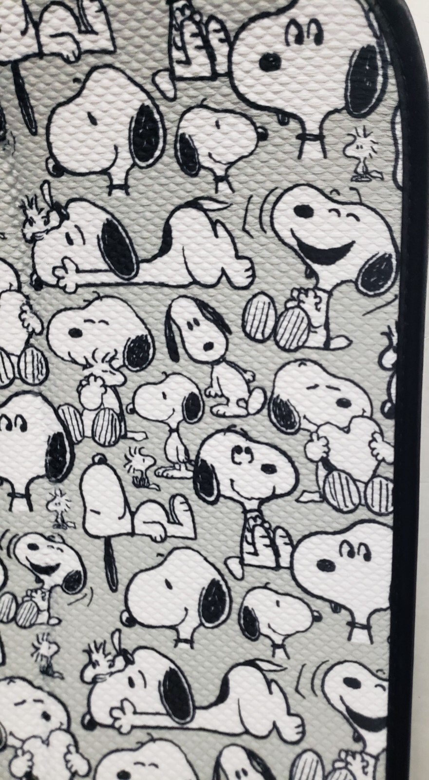 Microfiber Dish Drying Mat(16"x18") PEANUTS BLACK & WHITE SNOOPY DOGS ON GREY,BB