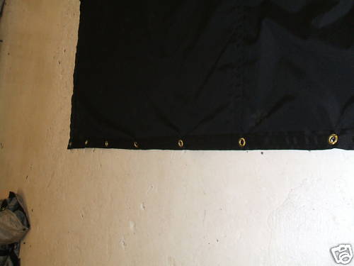 Black Stage Curtain/Backdrop/Partition, 10 H x 20 W, Non-FR
