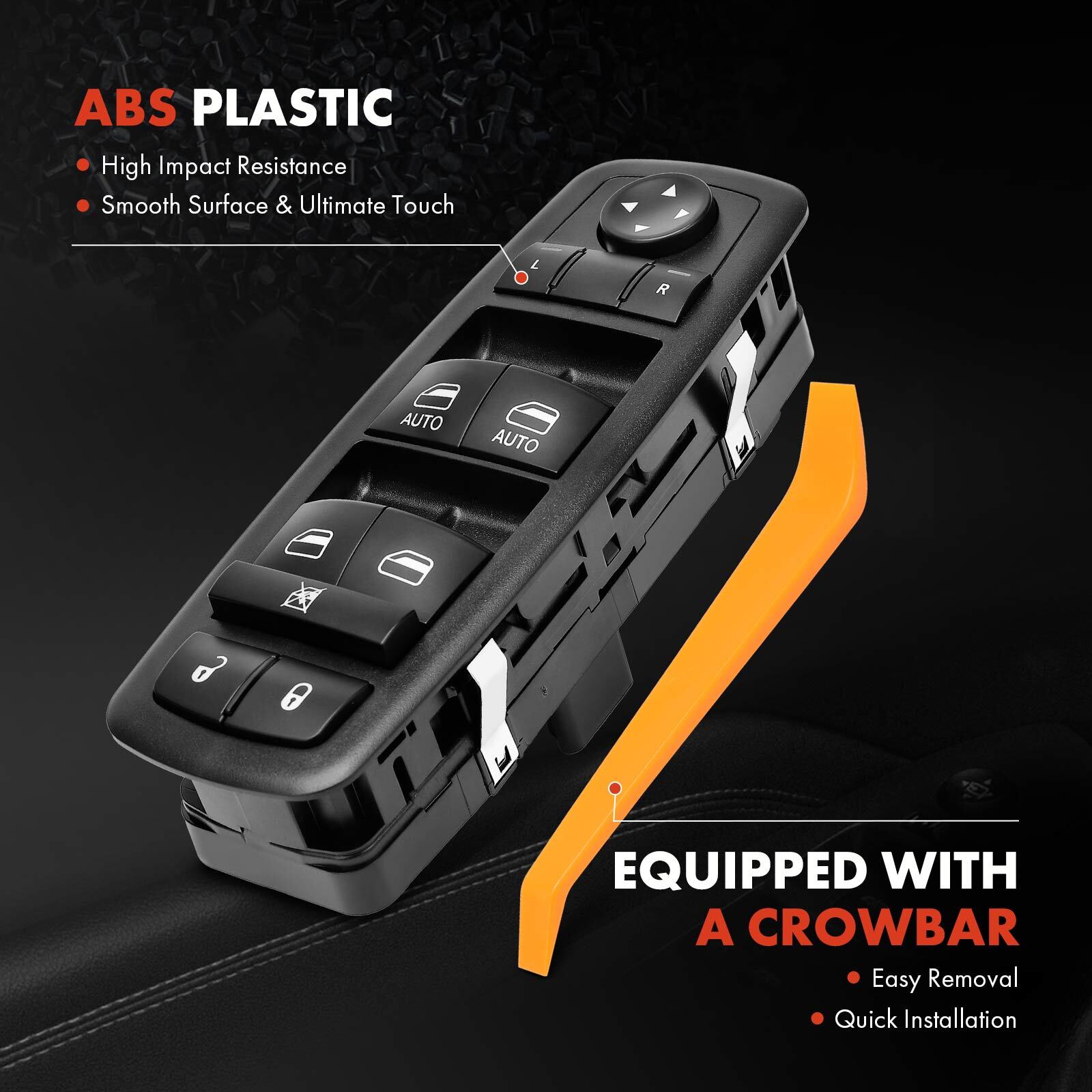 Power Window Switch for Chrysler Town & Country Dodge Grand Caravan Ram 3 Blade