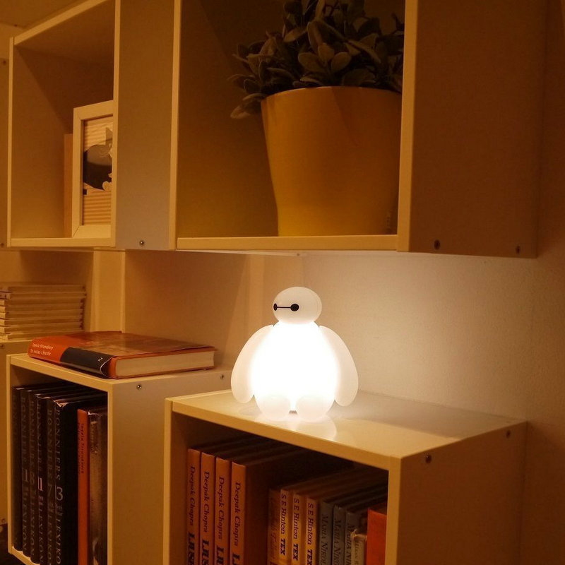 IN STOCK!Big Hero 6 Baymax USB LED Lamp movie Figure Toy Night Light gift