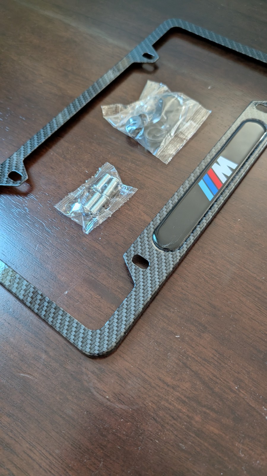 Carbon Fiber Stainless Steel License Plate Frame For BMW M2 M3 M4 M5 M6 M8 M7 X5