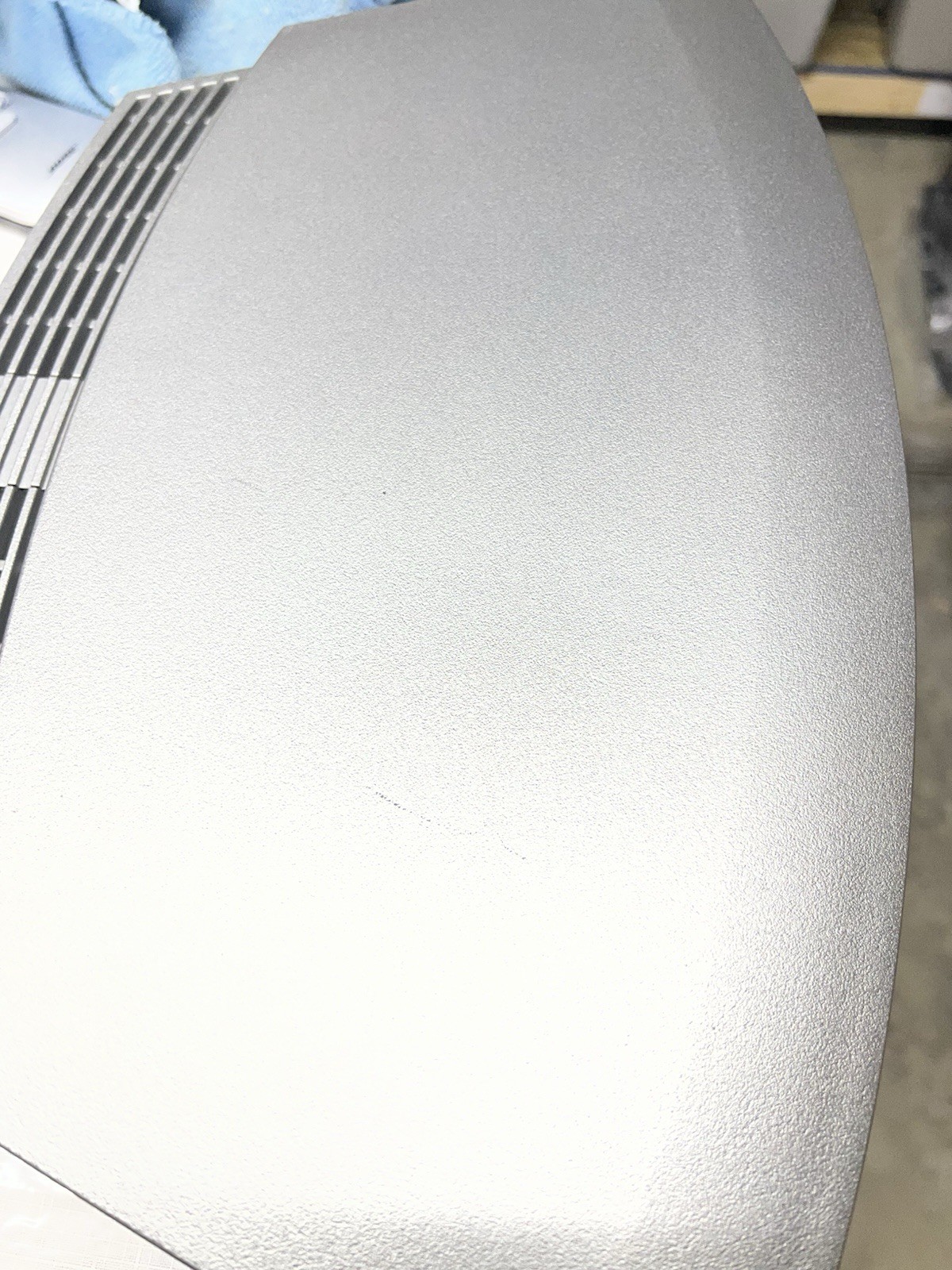 Bose Wave Music System Clock Radio CD/AM FM Silver Remote Control Read See Pics