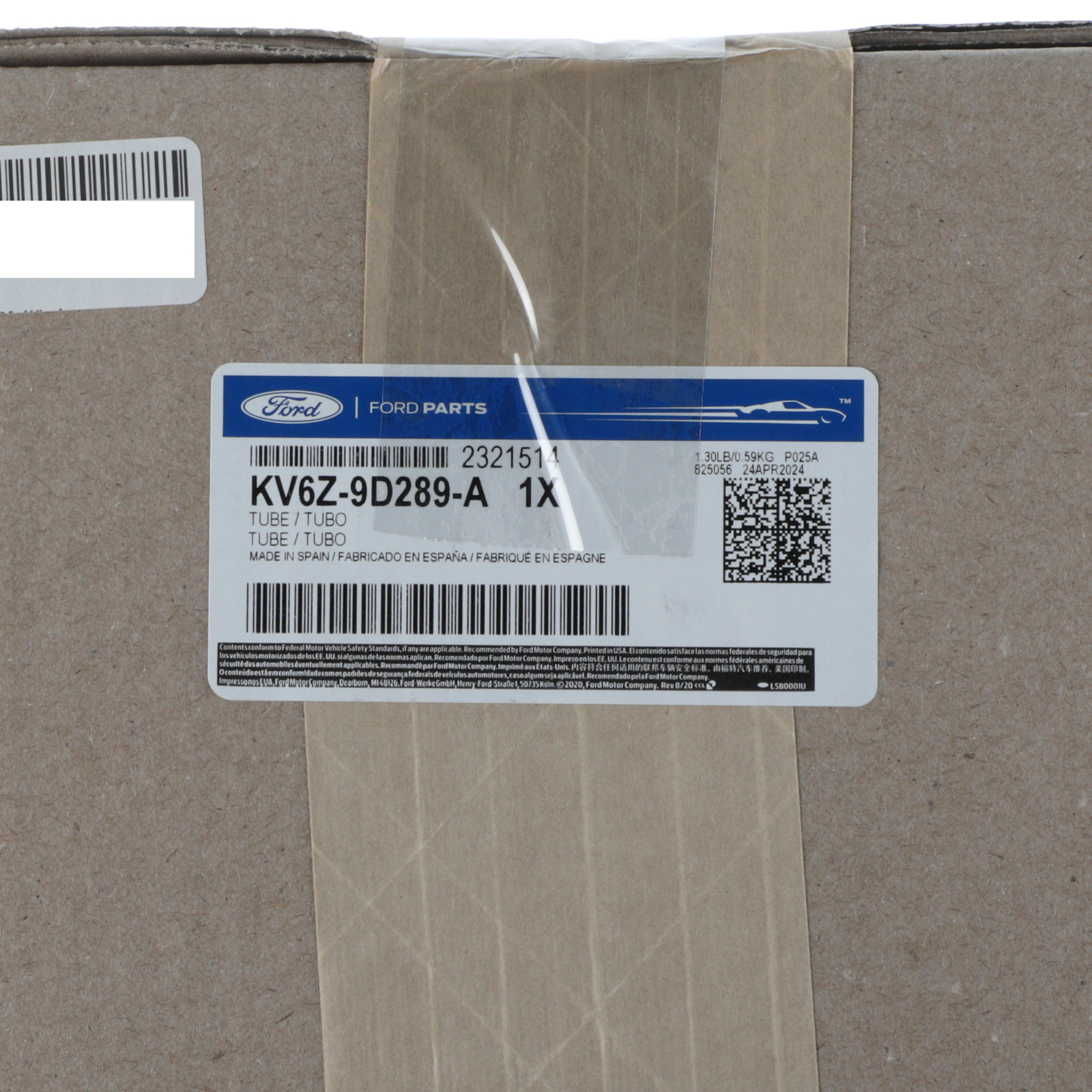 OEM NEW Ford Transit Connect 2019-2023 Emissions Purge Line KV6Z-9D289-A