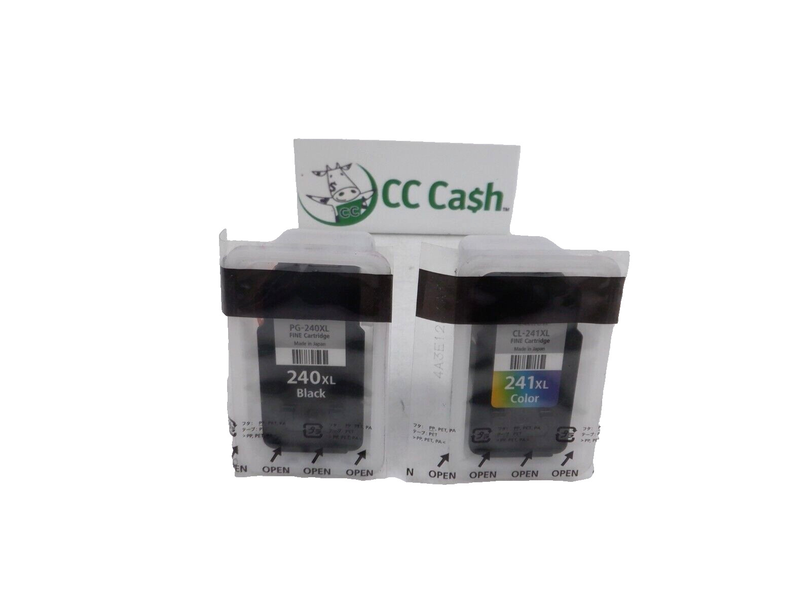 Genuine OEM Canon PG-240XL Black & CL-241XL Color Ink Bulk Packaging FREE SHIP