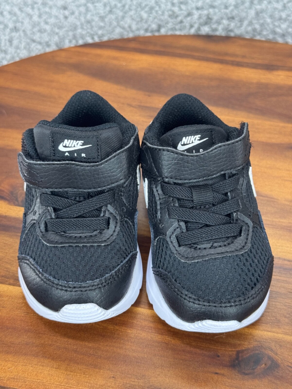 Nike Toddler's Air Max SC Shoe Size 2C Black White Unisex Sneaker Athletic Shoes