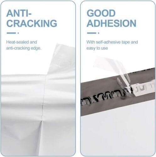 200 10x13 Poly Mailers Envelopes Self Seal Shipping Bags 2 Mil 10" x 13"