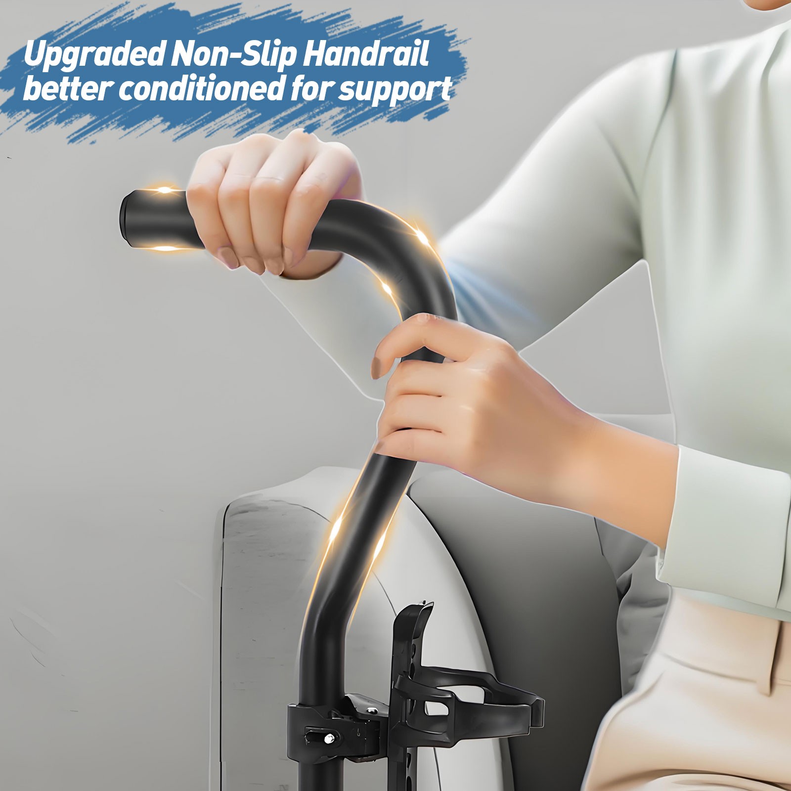 Couch Stand Assist with Cup Holder, 6 Adjustable Heights Chair Lift for Seniors