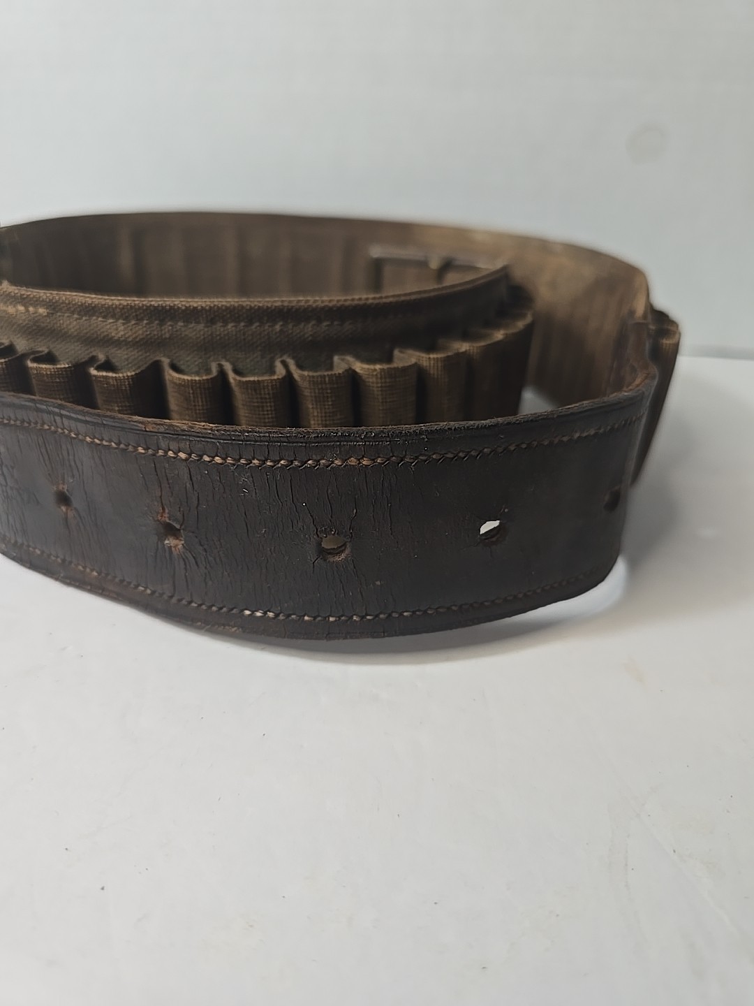 Indian War US Army Watervliet Arsenal M1876 Prairie Cartridge Belt 45-70