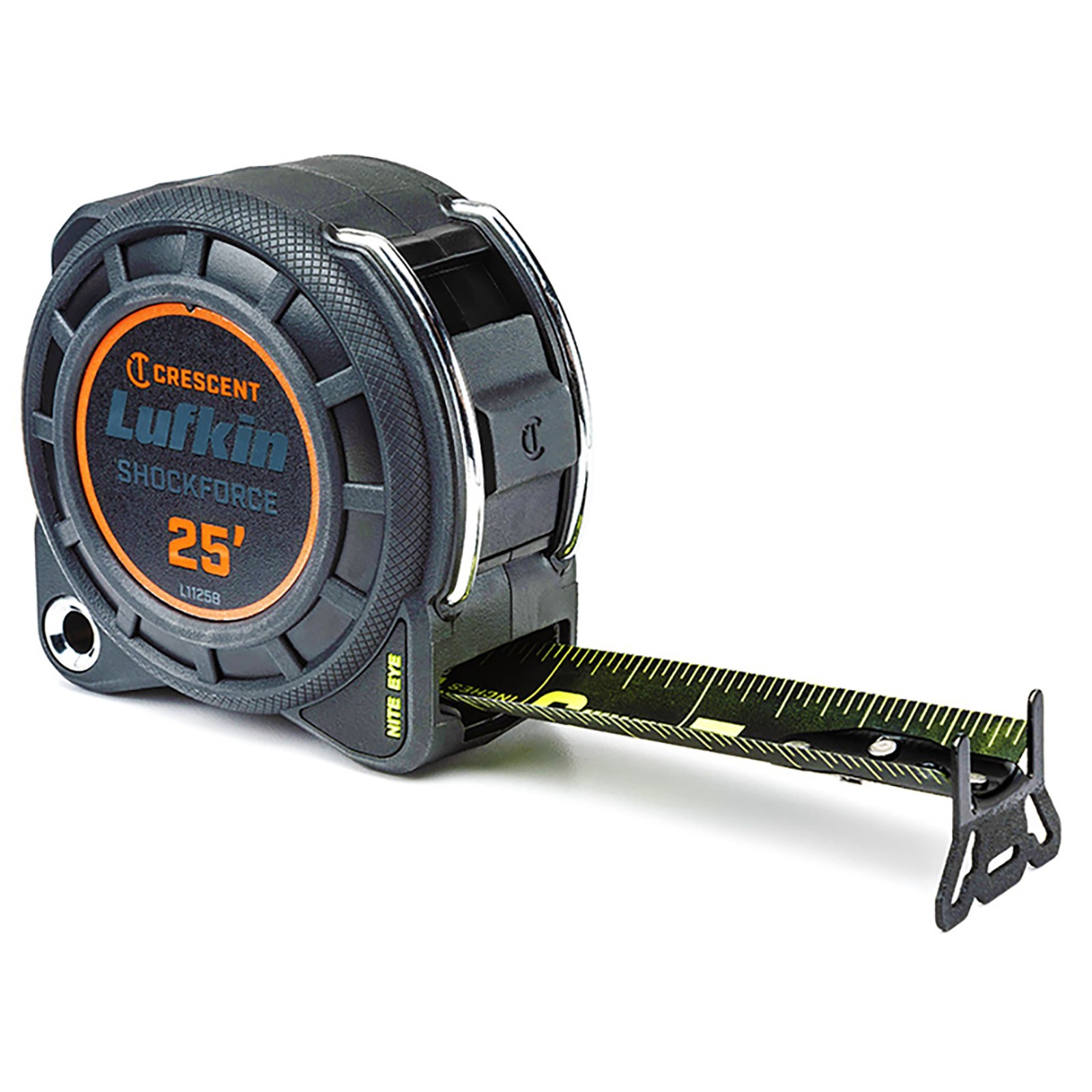 Crescent L1125B Lufkin 1-3/16in x 25ft Shockforce  ual Sided Tape Measure