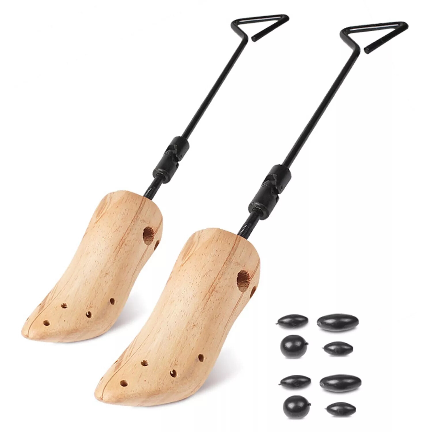 2PCS Wooden Boot Stretcher Adjustable Shoe Shaper Widener Expander for Men Women
