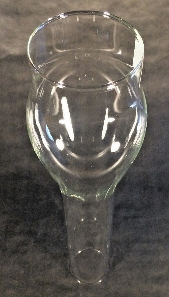2 5/8" x 14" Clear Glass KEROSENE OIL Lamp CHIMNEY Globe for Rayo & CD Burner