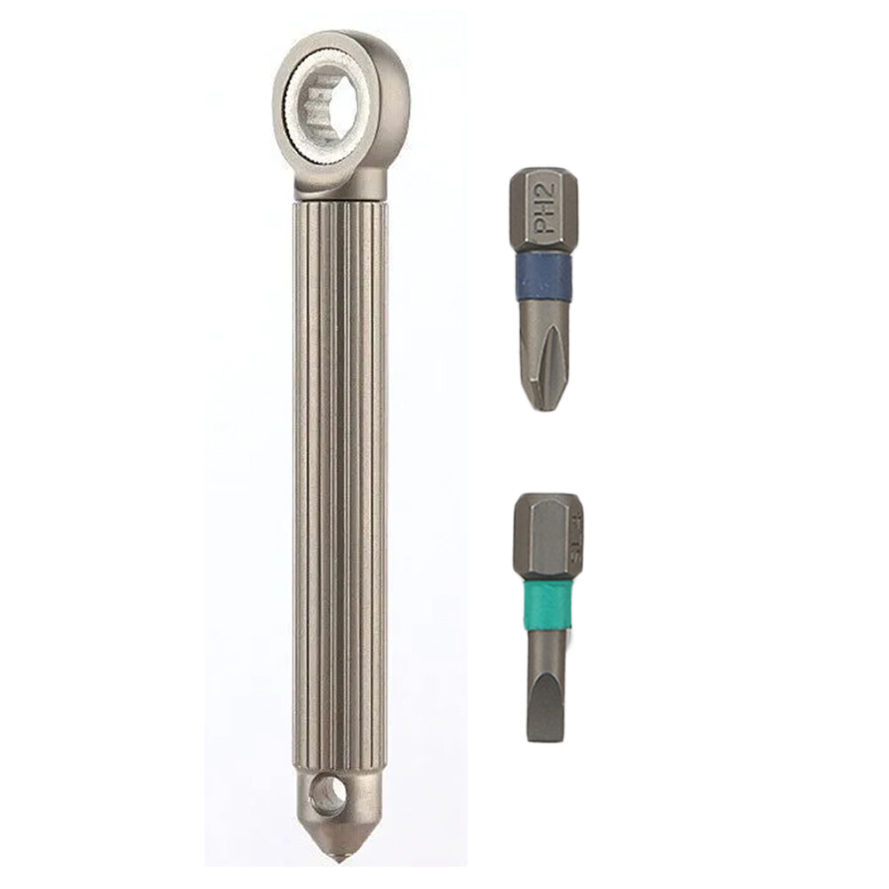 Titanium S2 steel Multi Tools Card Screwdriver Pocket Outdoor Keychain EDC USA