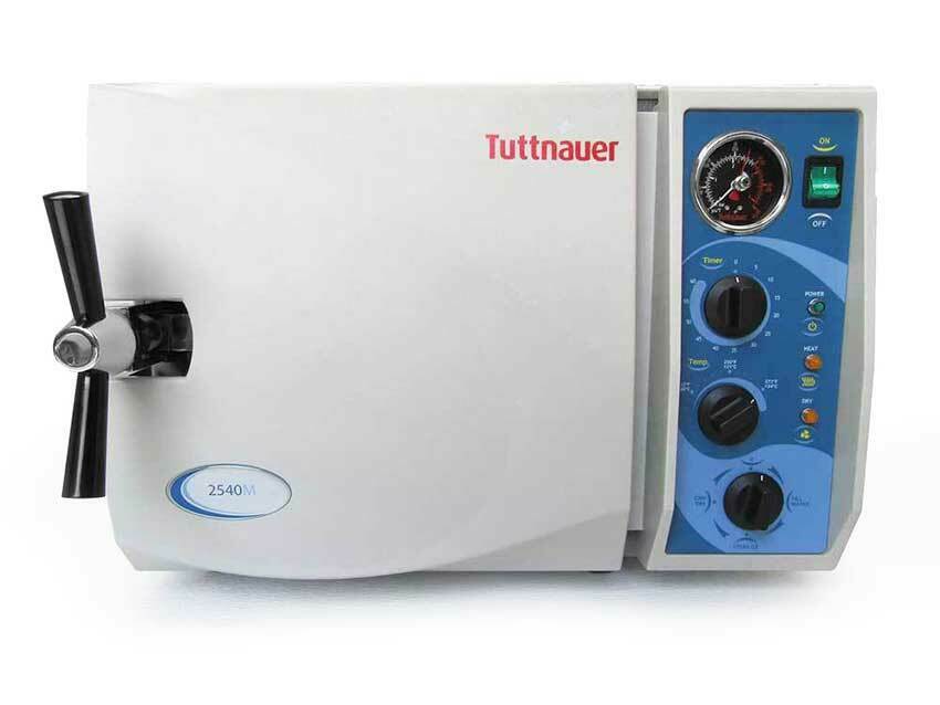 Tuttnauer 2540M Manual Autoclave Sterilizer 10" X 19" Chamber size